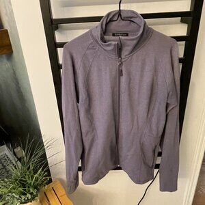 Ellen Tracy Active Full-Zip Jacket – Purple/Lilac – Large